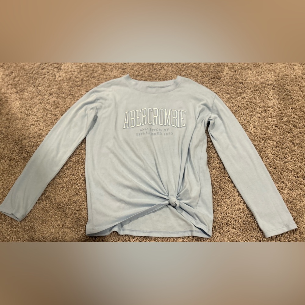 Abercrombie Kids Light Blue Long Sleeve Shirt